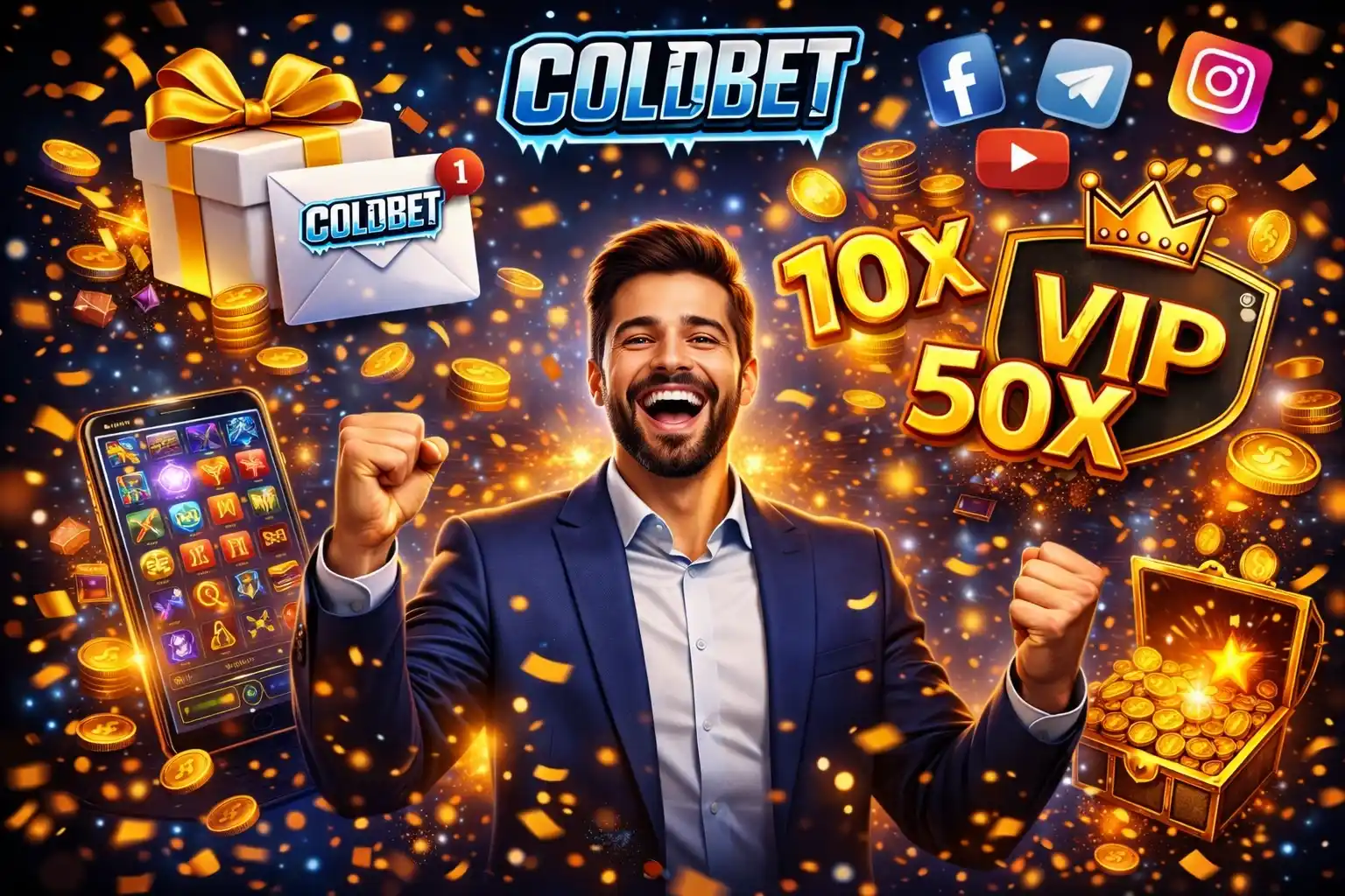 Coldbet бонусы - типы