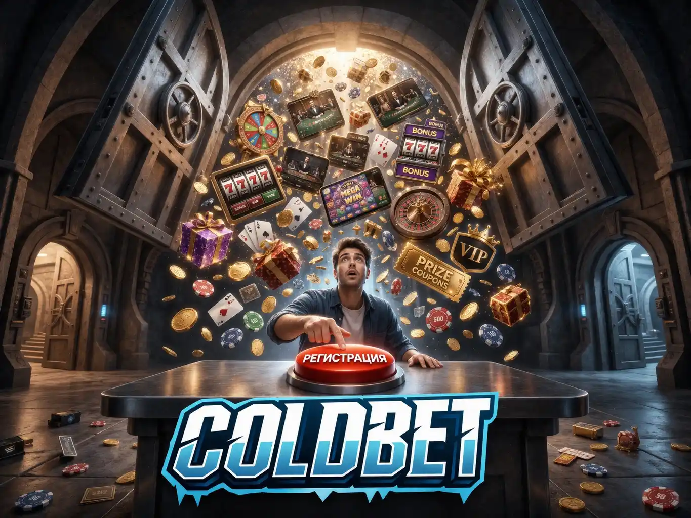 Регистрация на Coldbet - преимущества