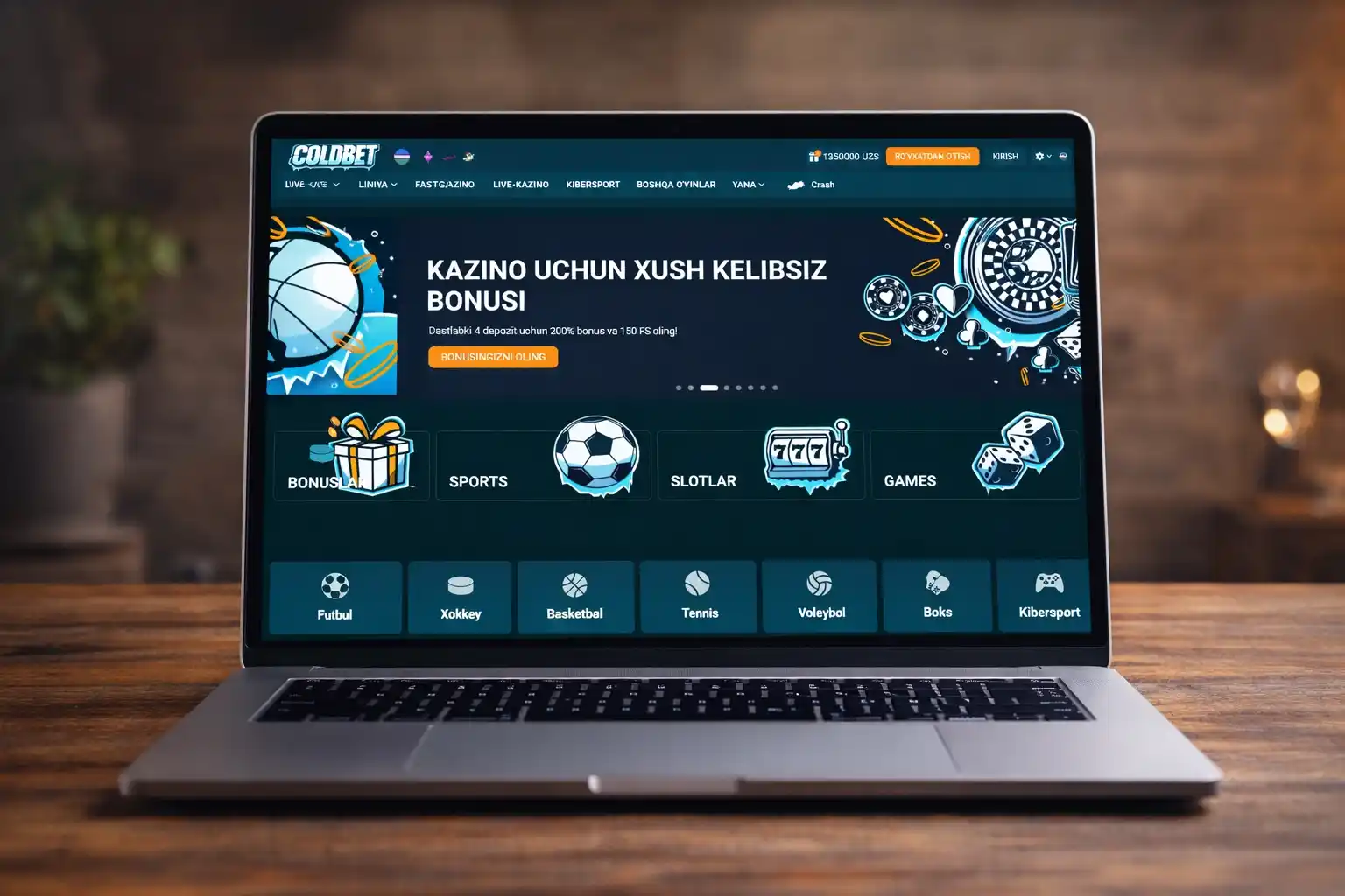 Cold Bet bo'limlari Cold Bet bo'limlari